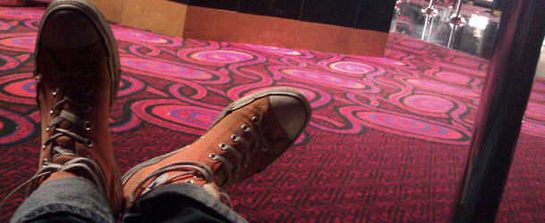 This shoe-image gimmick is kind of strange